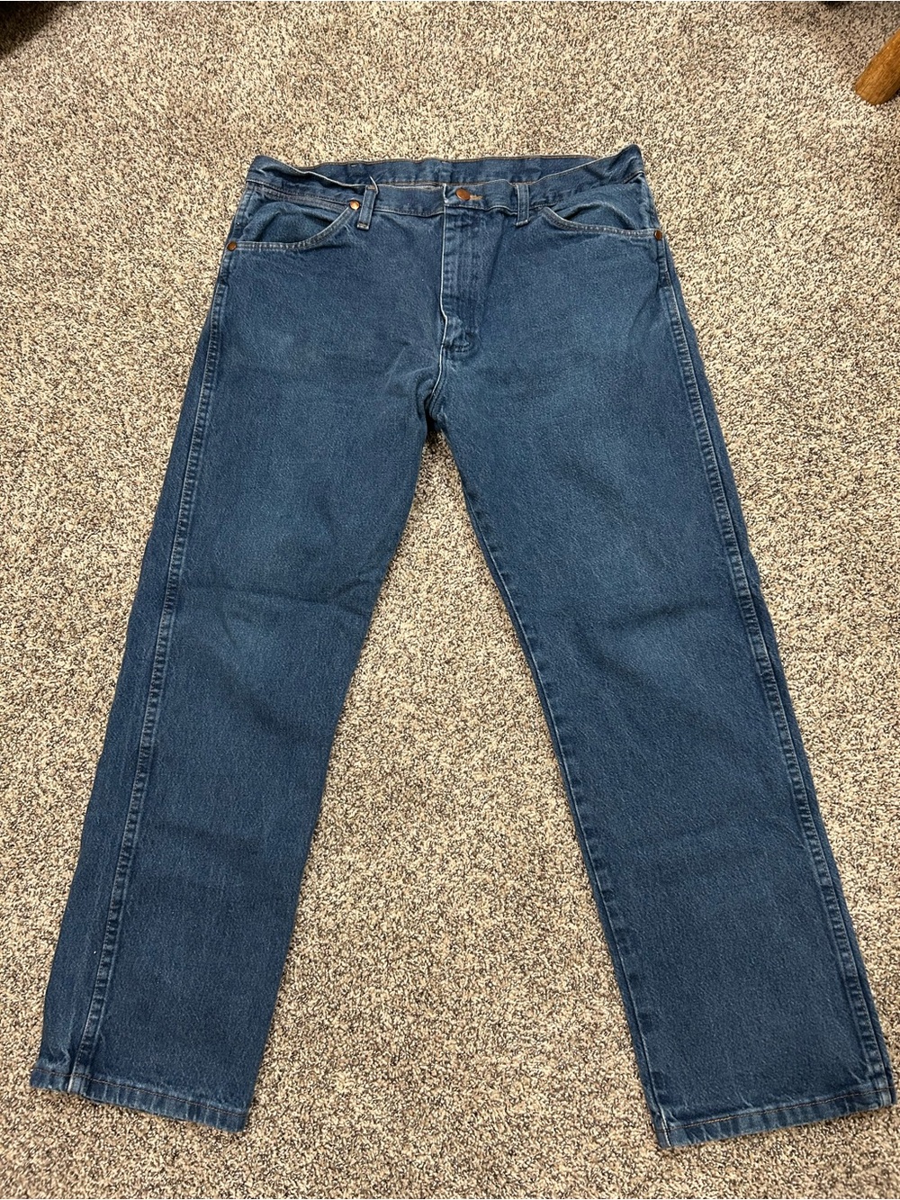 Wrangler Classic Straight-Leg Men’s Jeans in Dark Blue 36 x 30